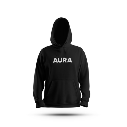 AURA CLASSIC BLACK UNISEX HOODIE