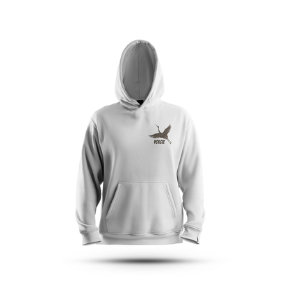 VULTURE WHITE UNISEX HOODIE